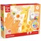 Hape: Crayon Coloring - 18pc Art Set, Animal & Nature Theme, 2 Stickers Sheets, 6 Rainbow Crayons, Montessori Activities, Toddlers & Kids Ages 2+